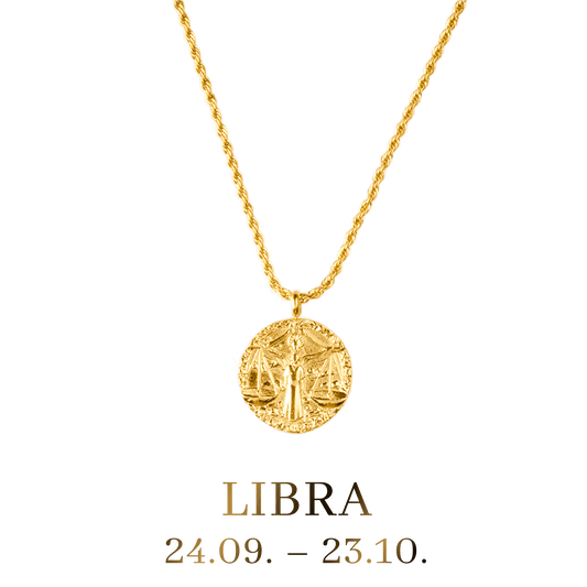 Libra / Waage Necklace Gold