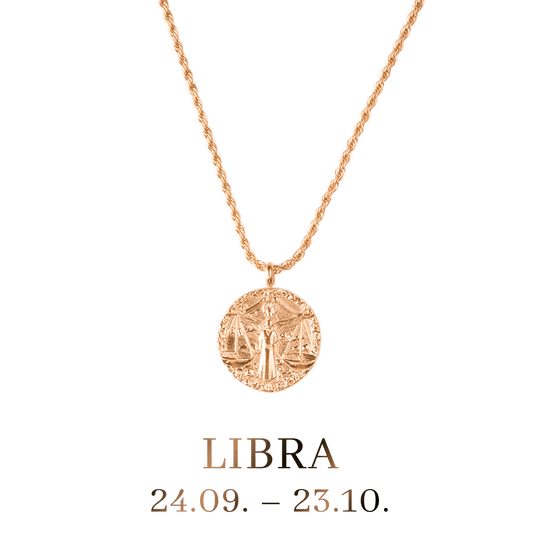 Libra / Waage Necklace Roségold