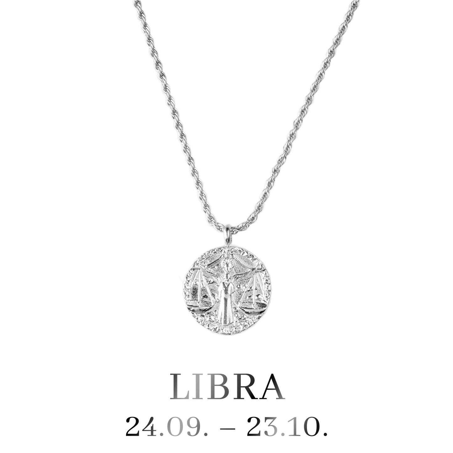 Libra / Waage Necklace Silber
