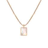 Shimmering Reflection Necklace Roségold