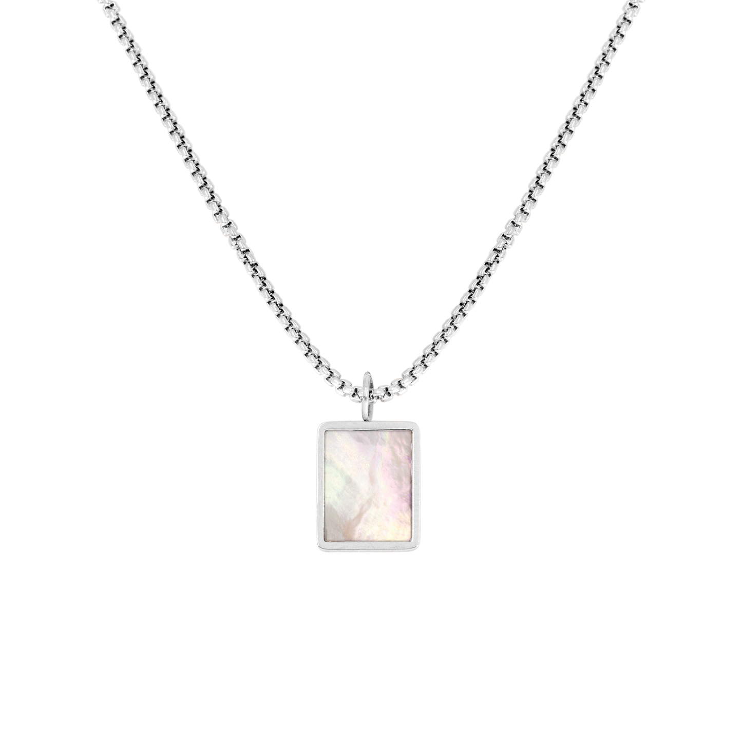 Shimmering Reflection Necklace Silber