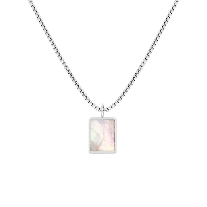 Shimmering Reflection Necklace Silber