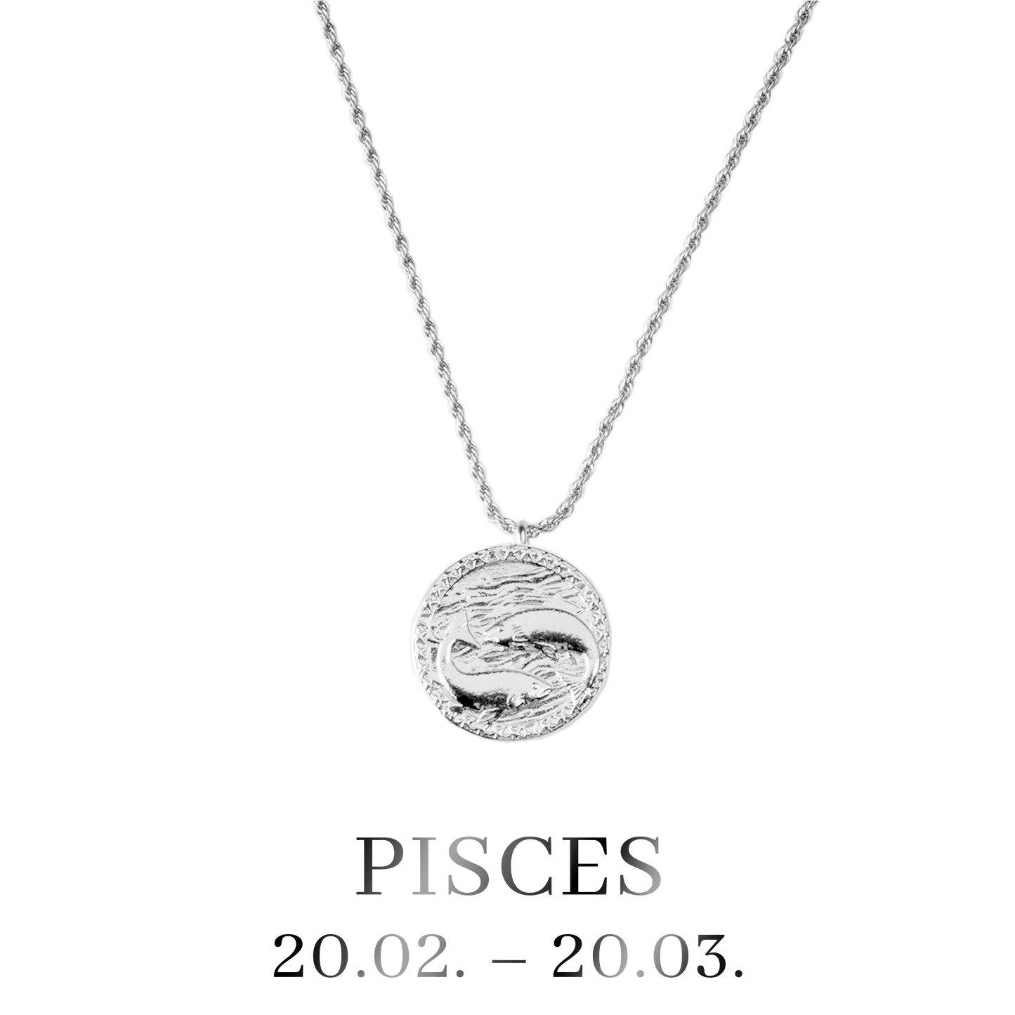 Pisces / Fische Necklace Silber