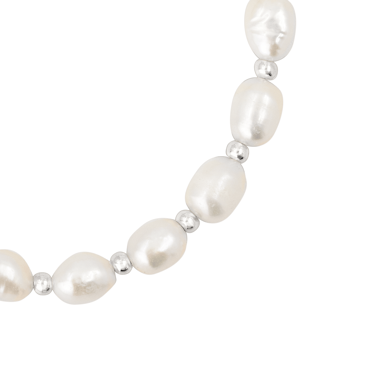 Vintage Pearl Bracelet Silber