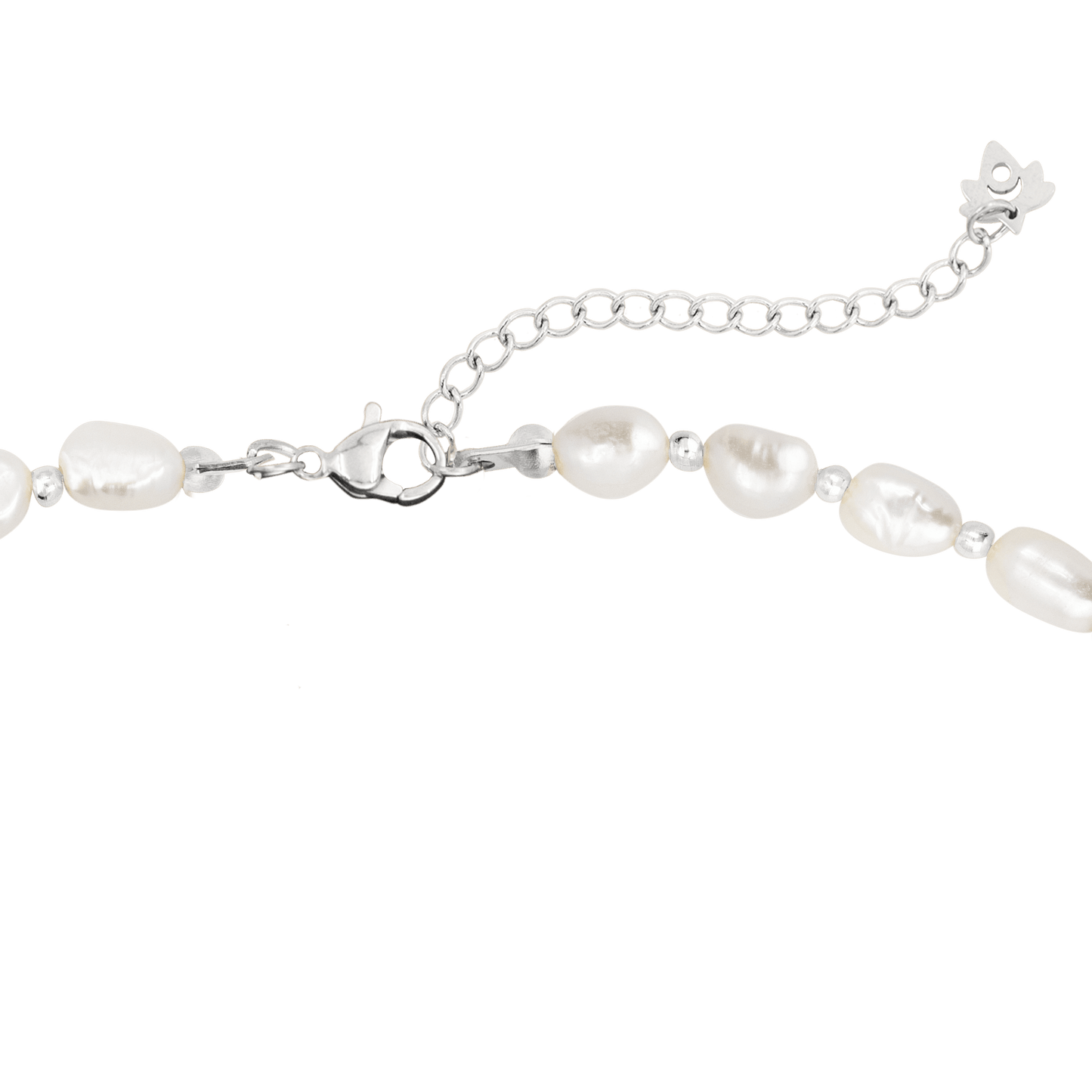 Vintage Pearl Bracelet Silber