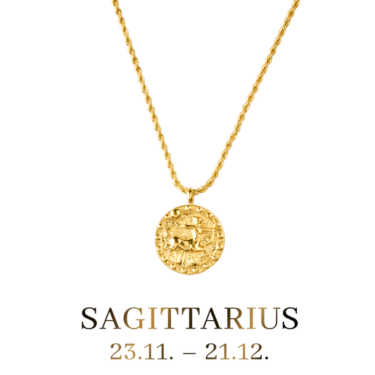 Sagittarius / Schütze Necklace Gold