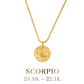 Scorpius / Skorpion Necklace Gold