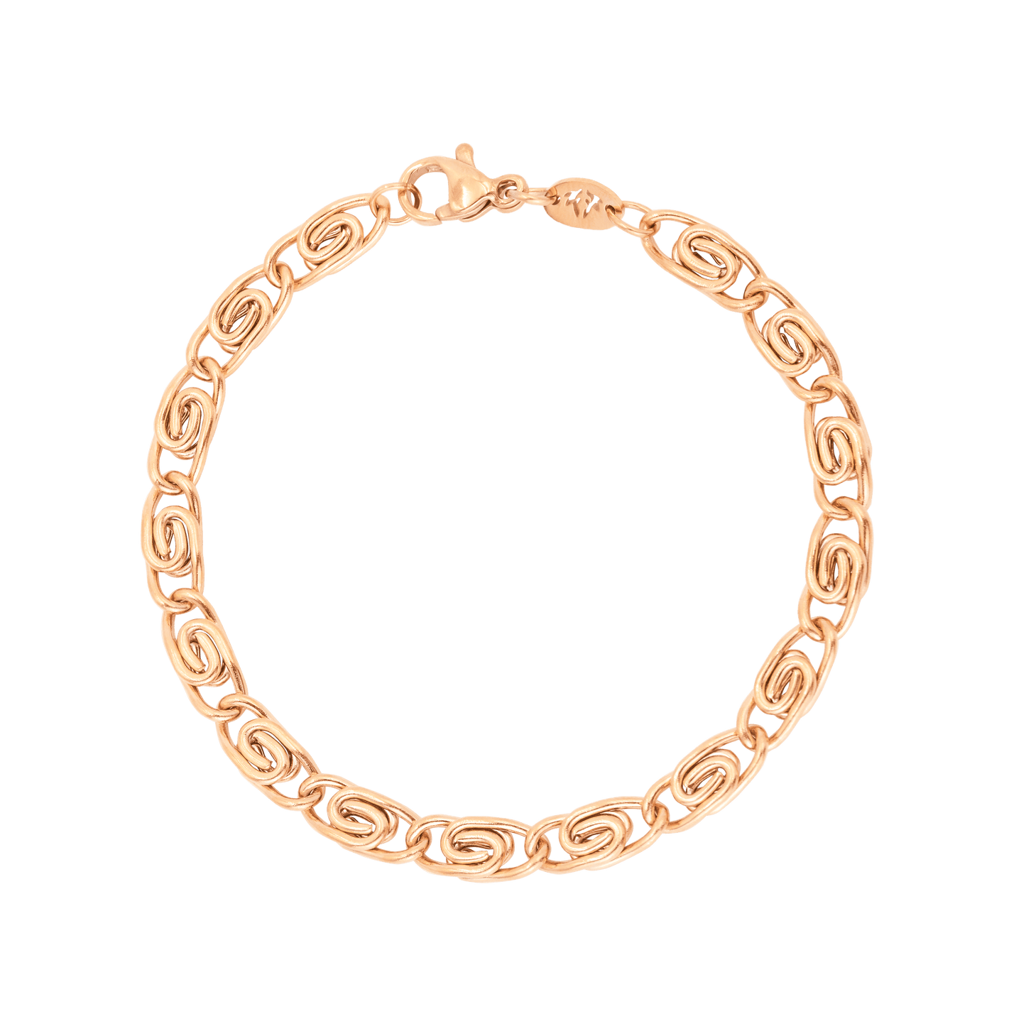 Chunky Scroll Bracelet Roségold