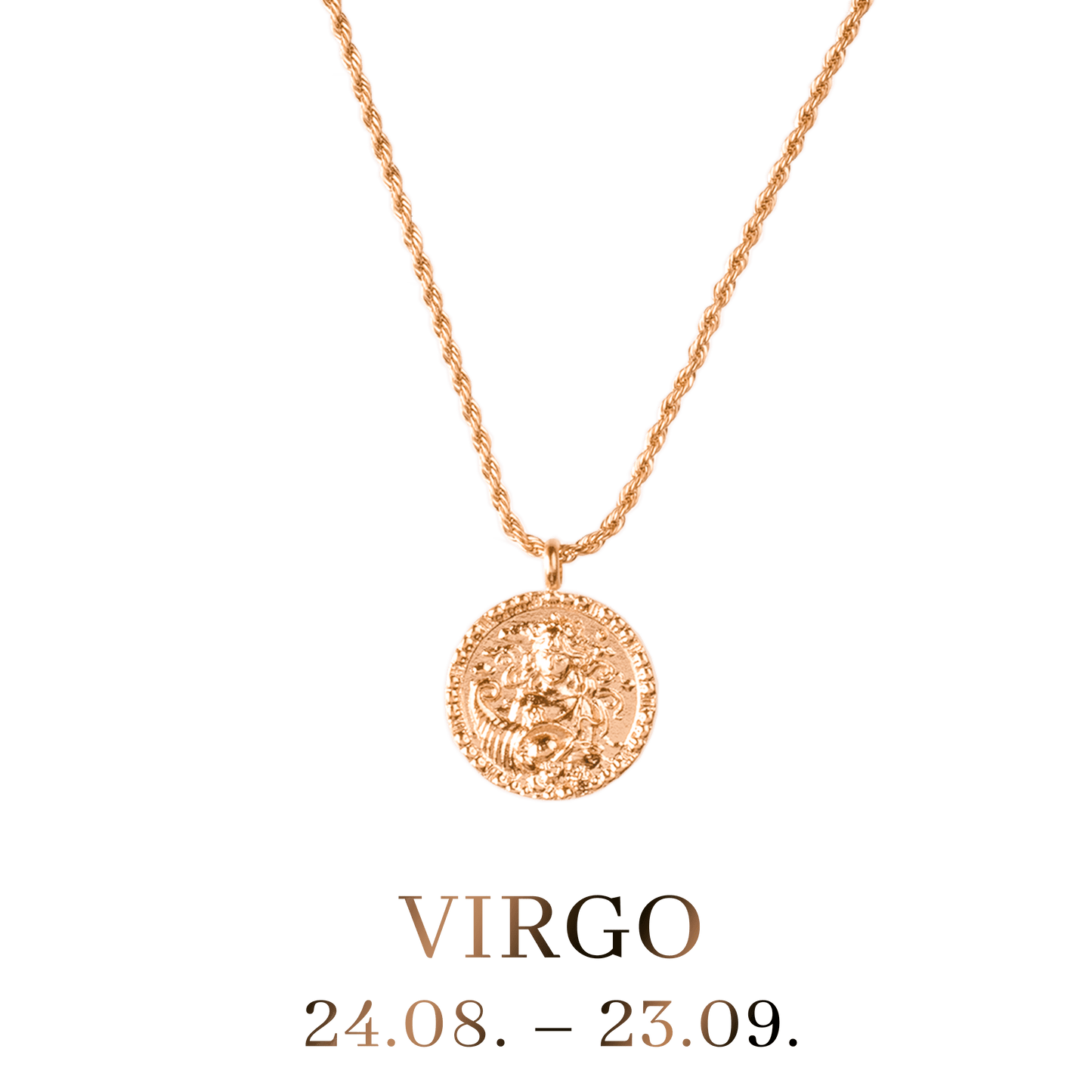 Virgo / Jungfrau Necklace Roségold
