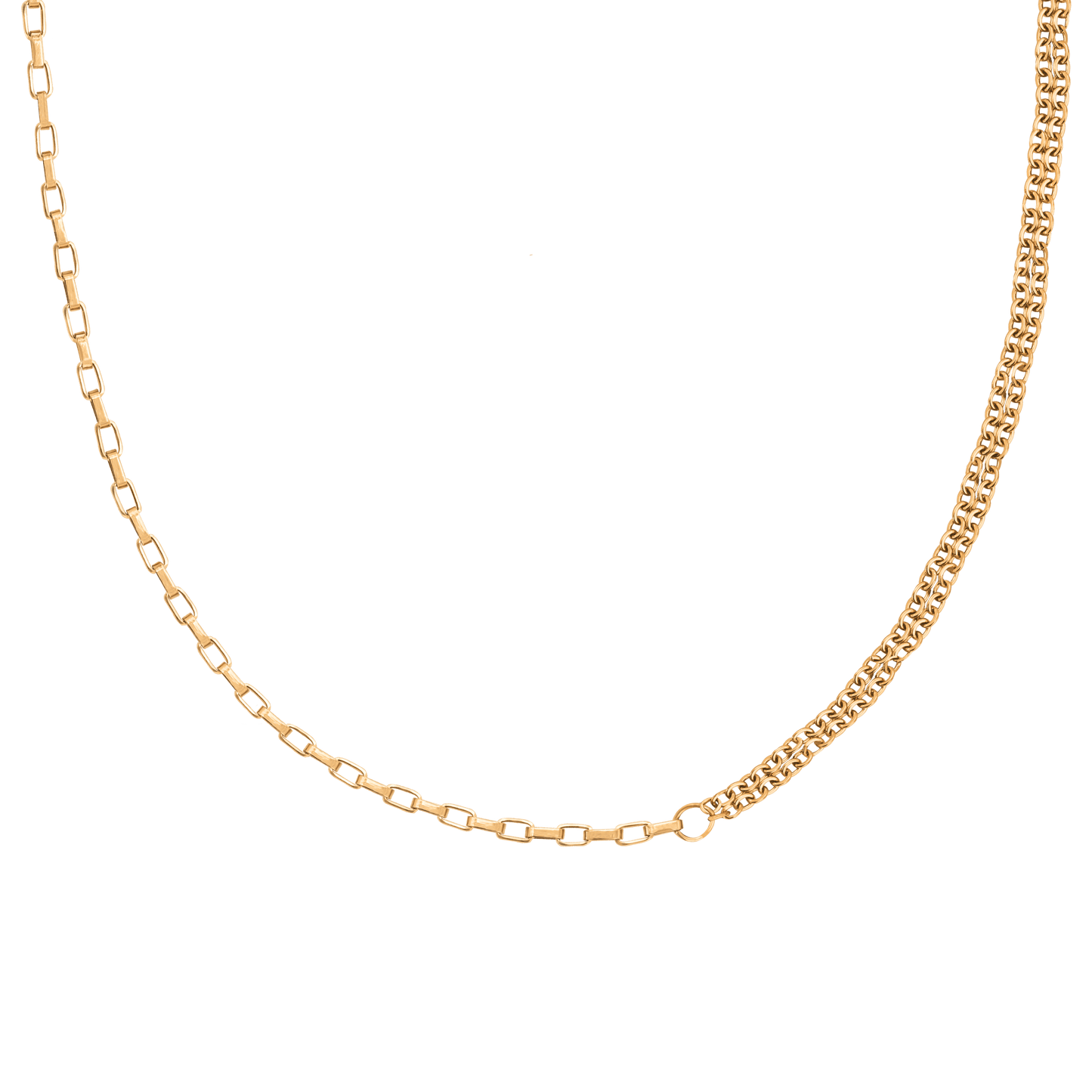 Double Trouble Necklace Roségold