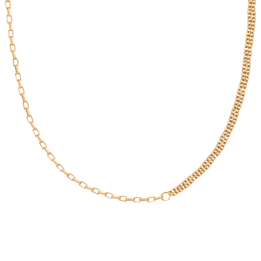 Double Trouble Necklace Roségold