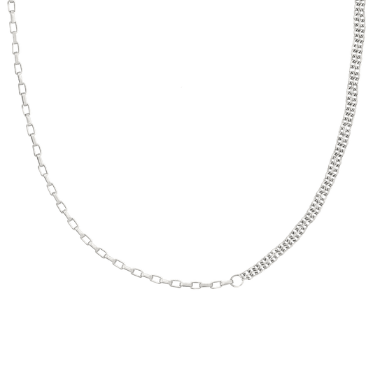 Double Trouble Necklace Silber