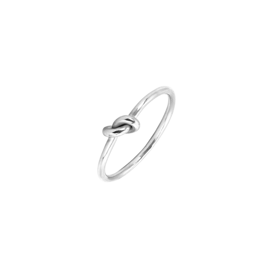 The Knot Ring Silber