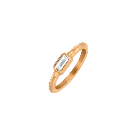 Square Charming Ring Roségold