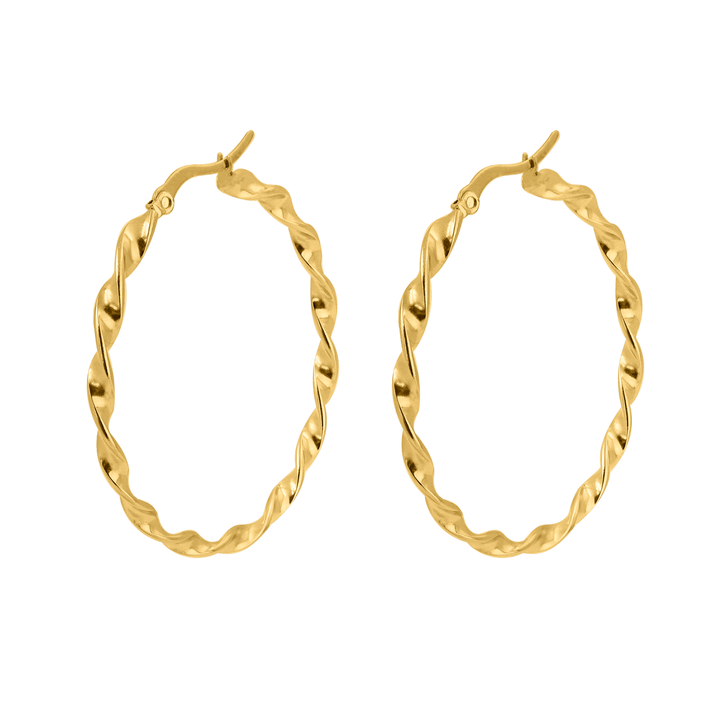 Tangled Hoops Gold