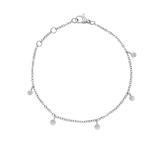 Tiny Coin Bracelet Silber