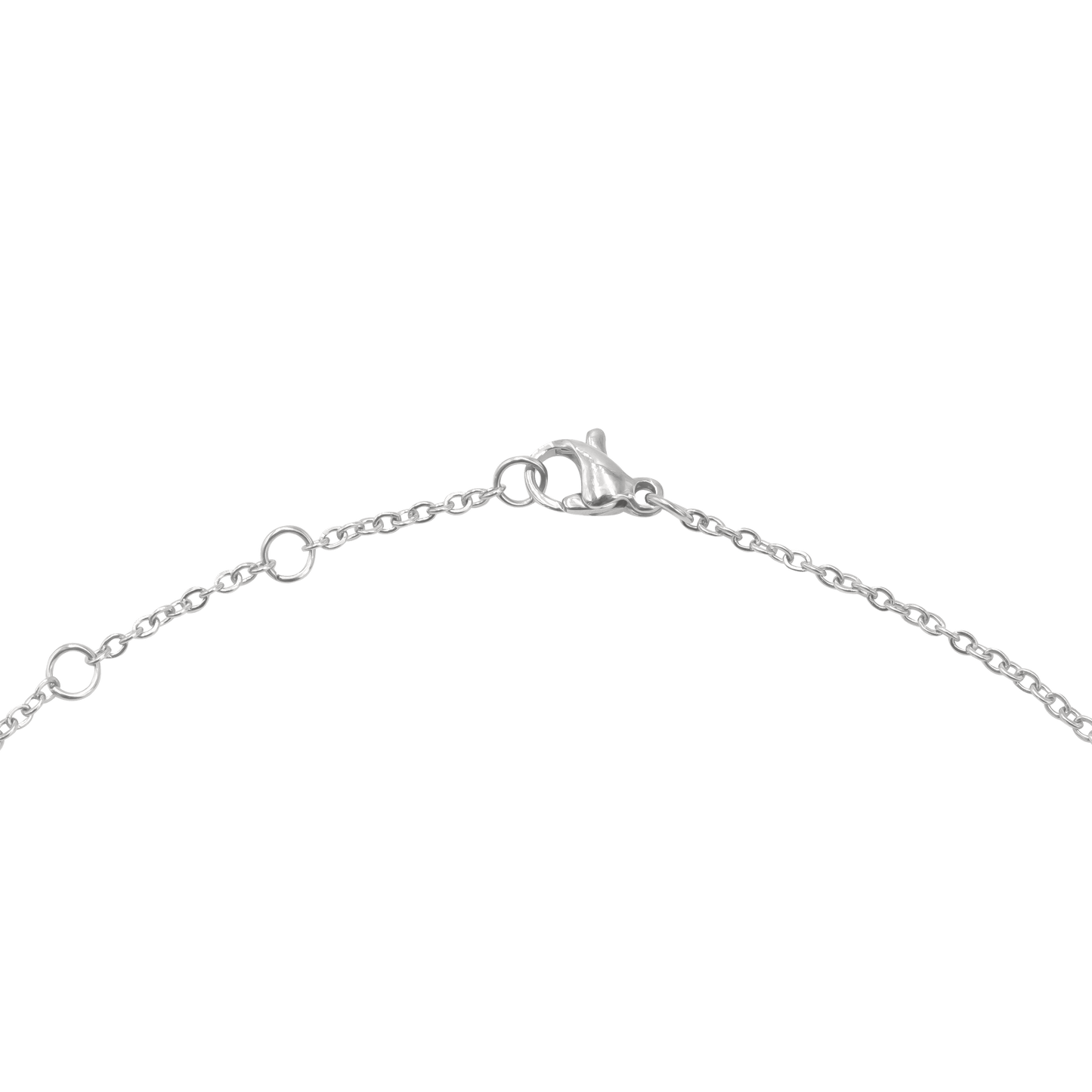 Tiny Coin Necklace Silber