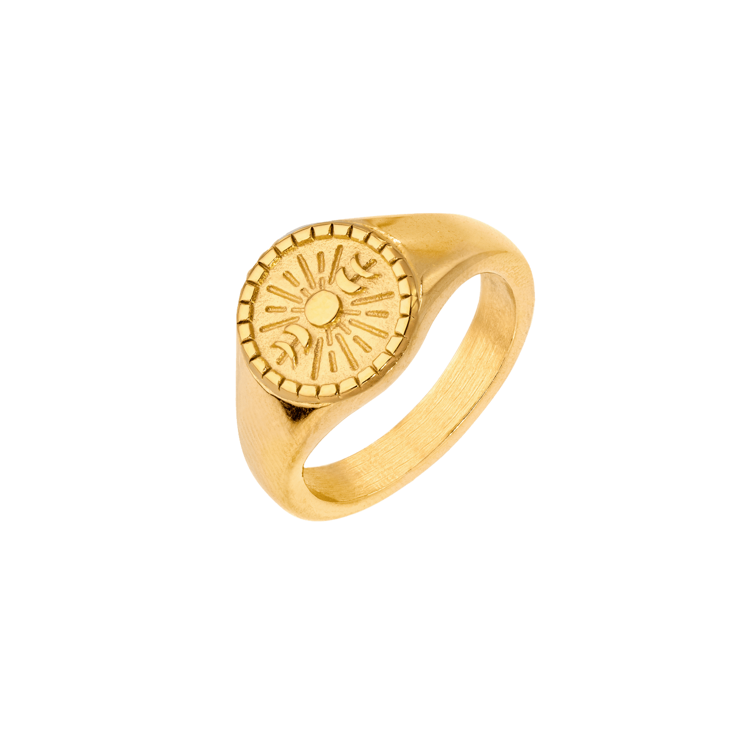 Power Krissi Signet Ring Gold