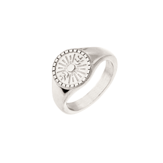 Power Krissi Signet Ring Silber