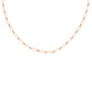 Summertime Pearl Necklace Roségold
