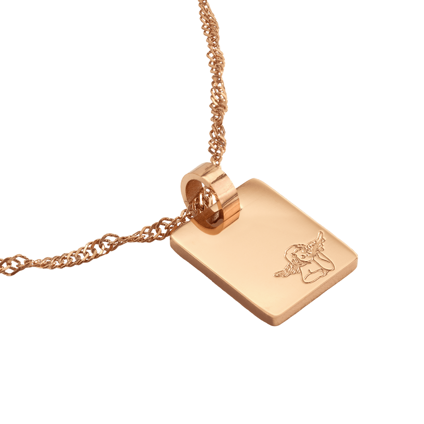 Angel Necklace Roségold