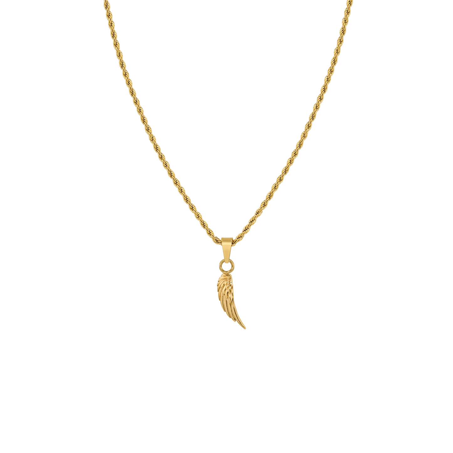 Angel Wing Necklace Gold