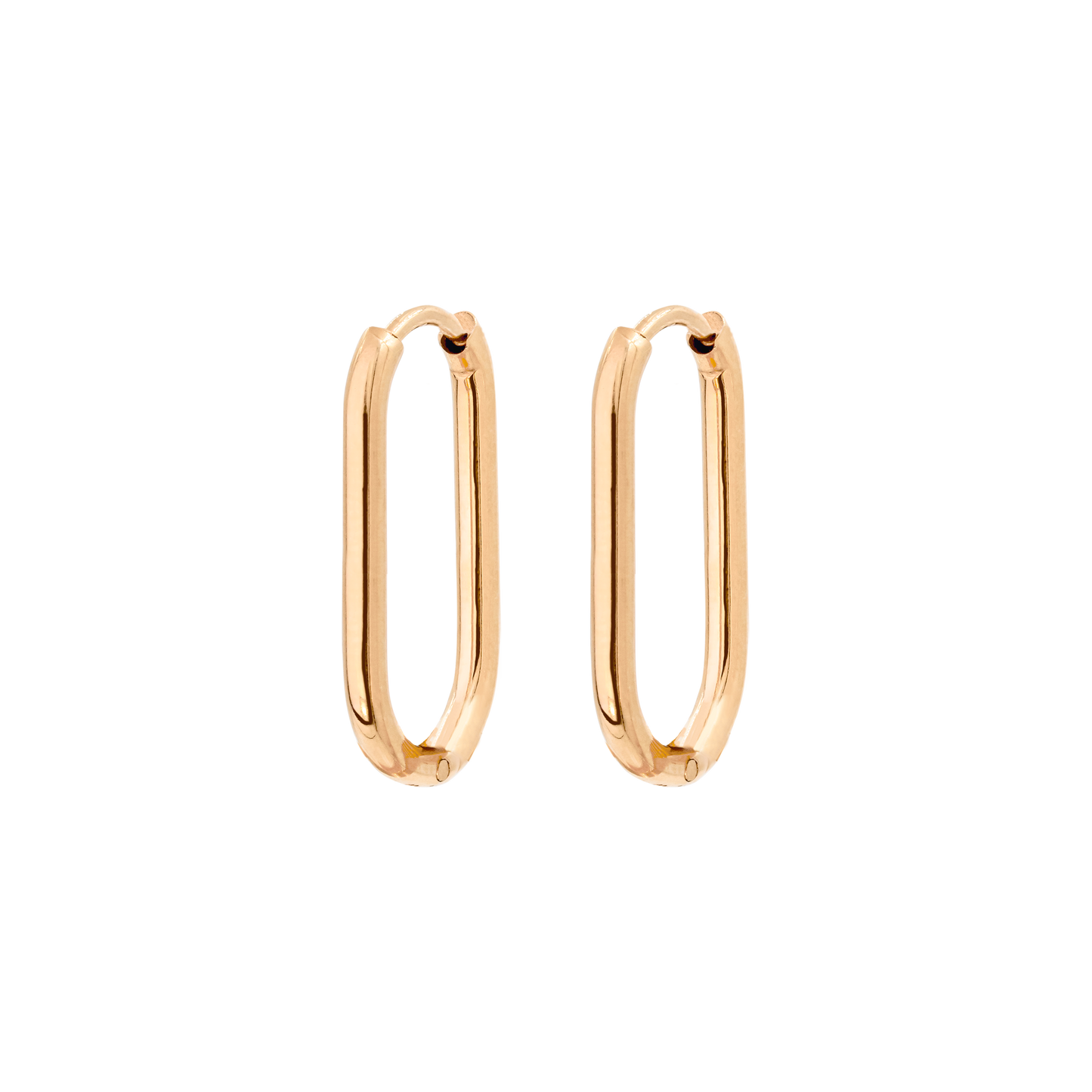 Oval Hoops Small Roségold