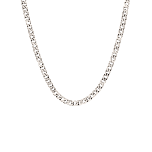 Cuban Chain Necklace Silber