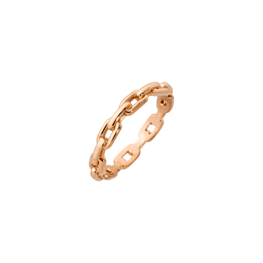 Delicate Chain Ring Roségold