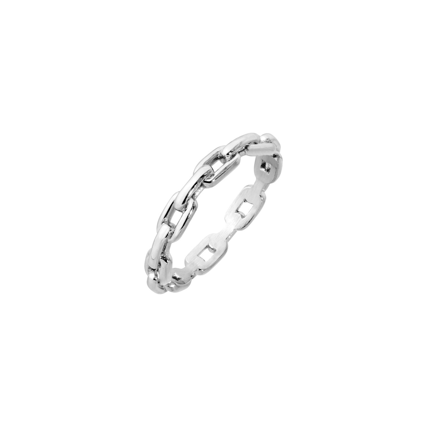 Delicate Chain Ring Silber