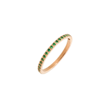 Green Sparkle Ring Roségold