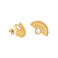 Incredible Leo Stud Earrings Gold