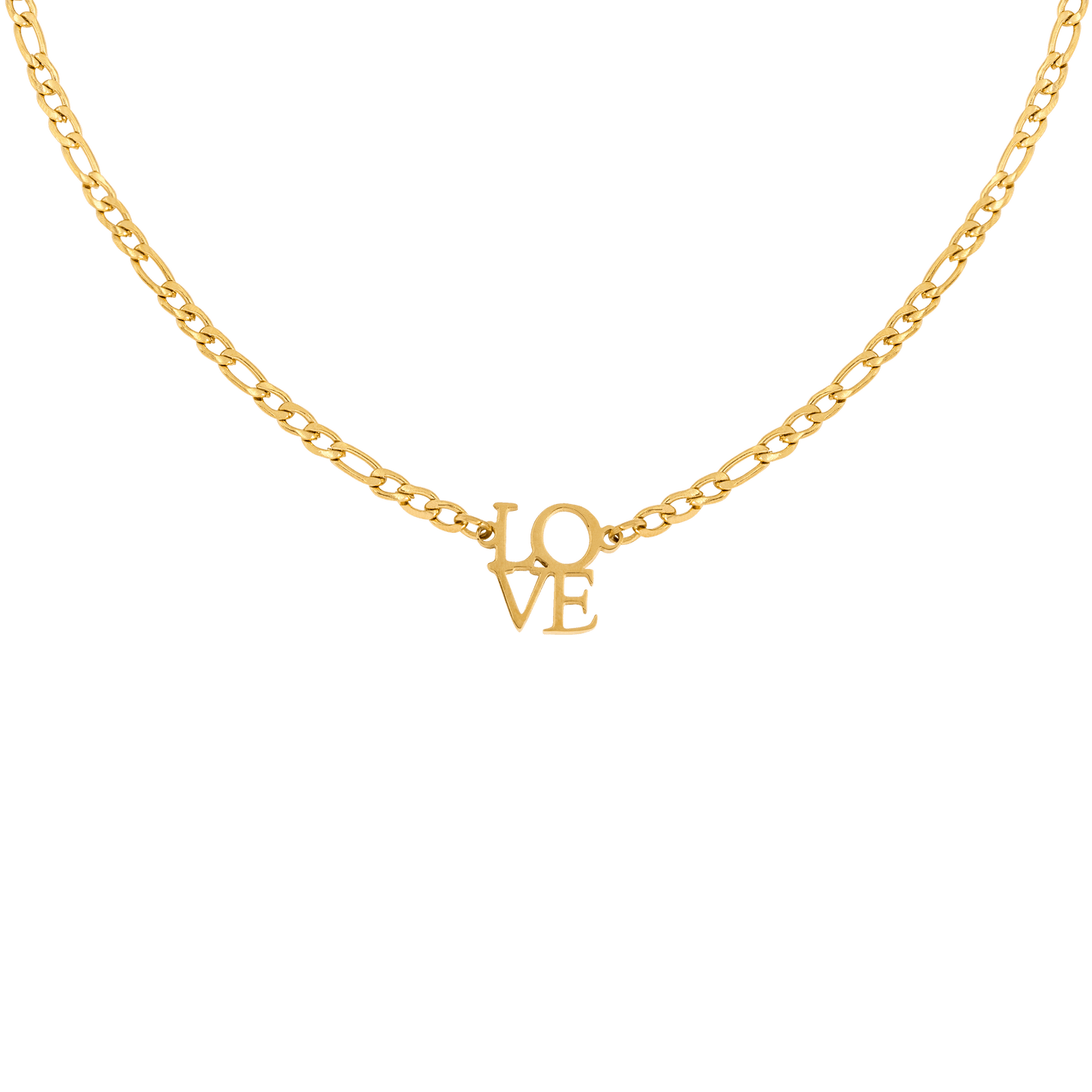 Lots of Love Necklace Gold