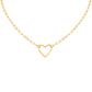 Loving Heart Necklace Gold