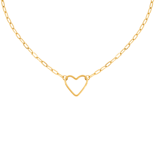 Loving Heart Necklace Gold
