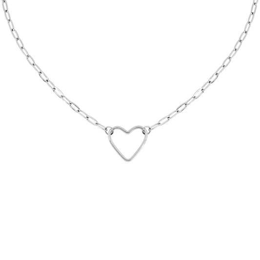 Loving Heart Necklace Silber
