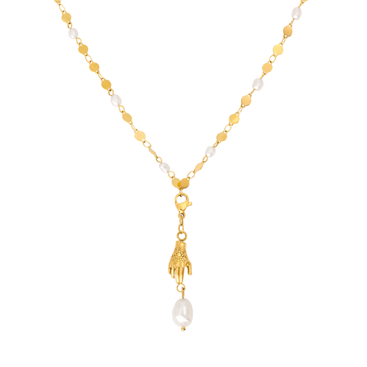 Lovingly Visavie Necklace Set Gold