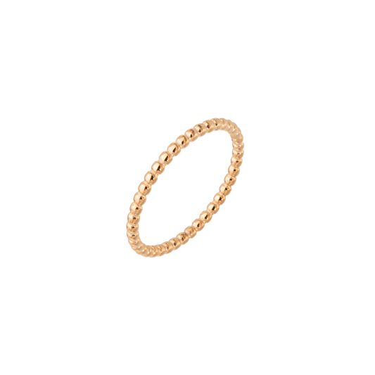 Narrow Sphere Ring Roségold