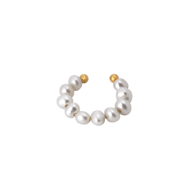 Pippo Pearl Ear Cuff Gold