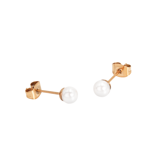 Pretty Pearl Studs Roségold