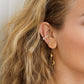 Shiny Ines Stud Earring Gold