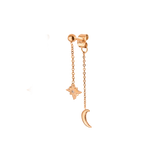 Shiny Ines Stud Earring Roségold