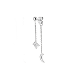 Shiny Ines Stud Earring Silber