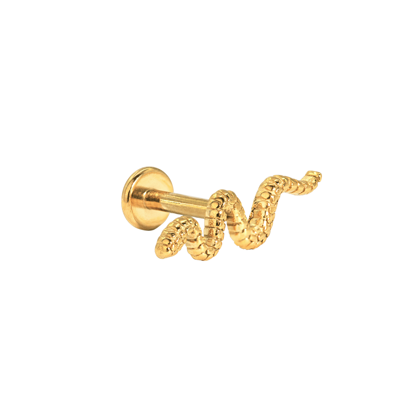 Snake Piercing Gold