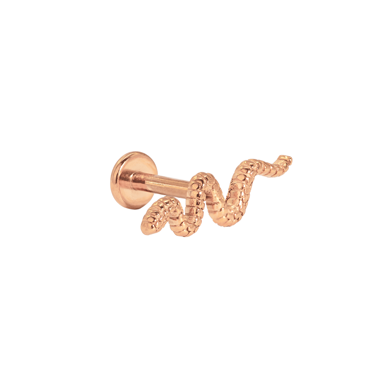 Snake Piercing Roségold