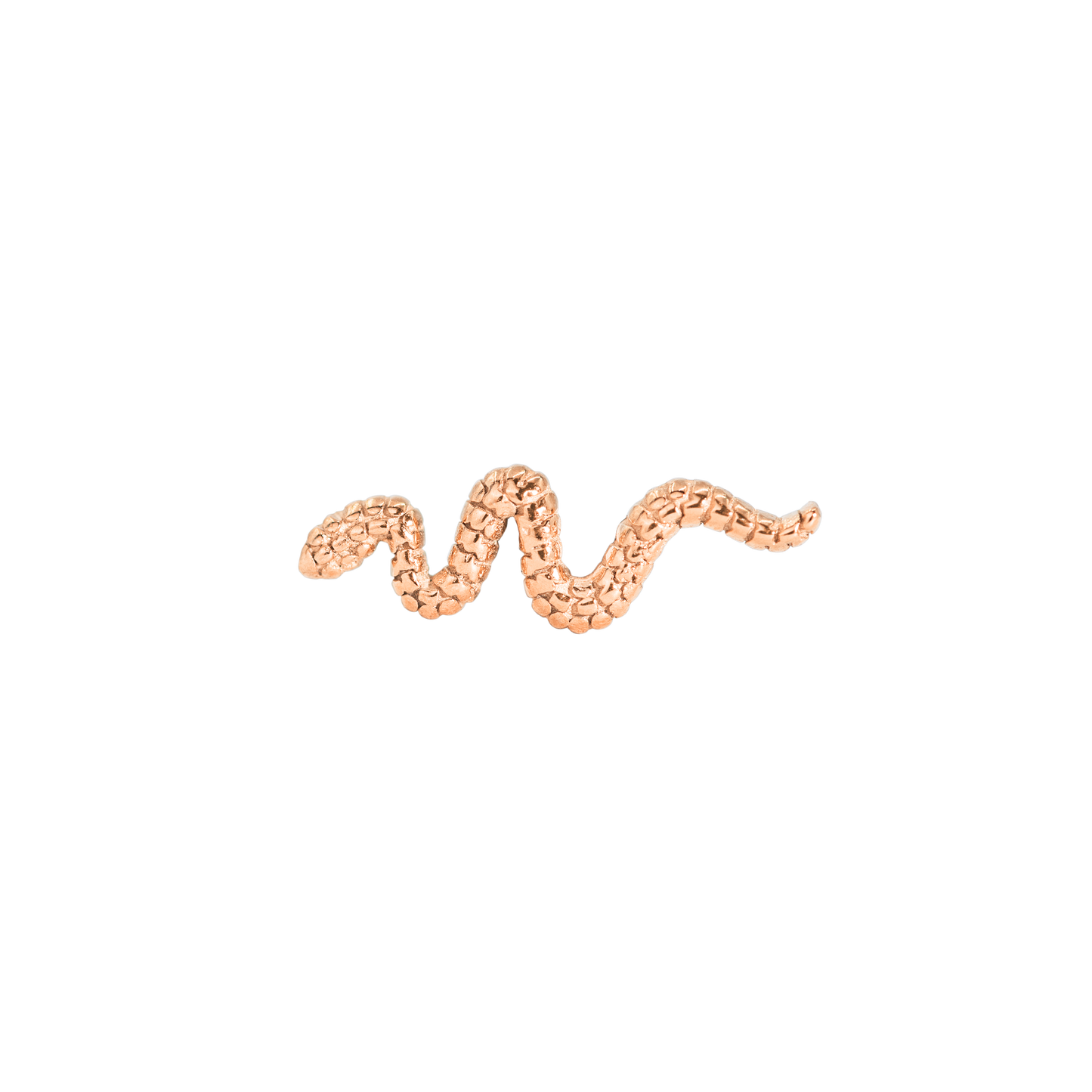 Snake Piercing Roségold