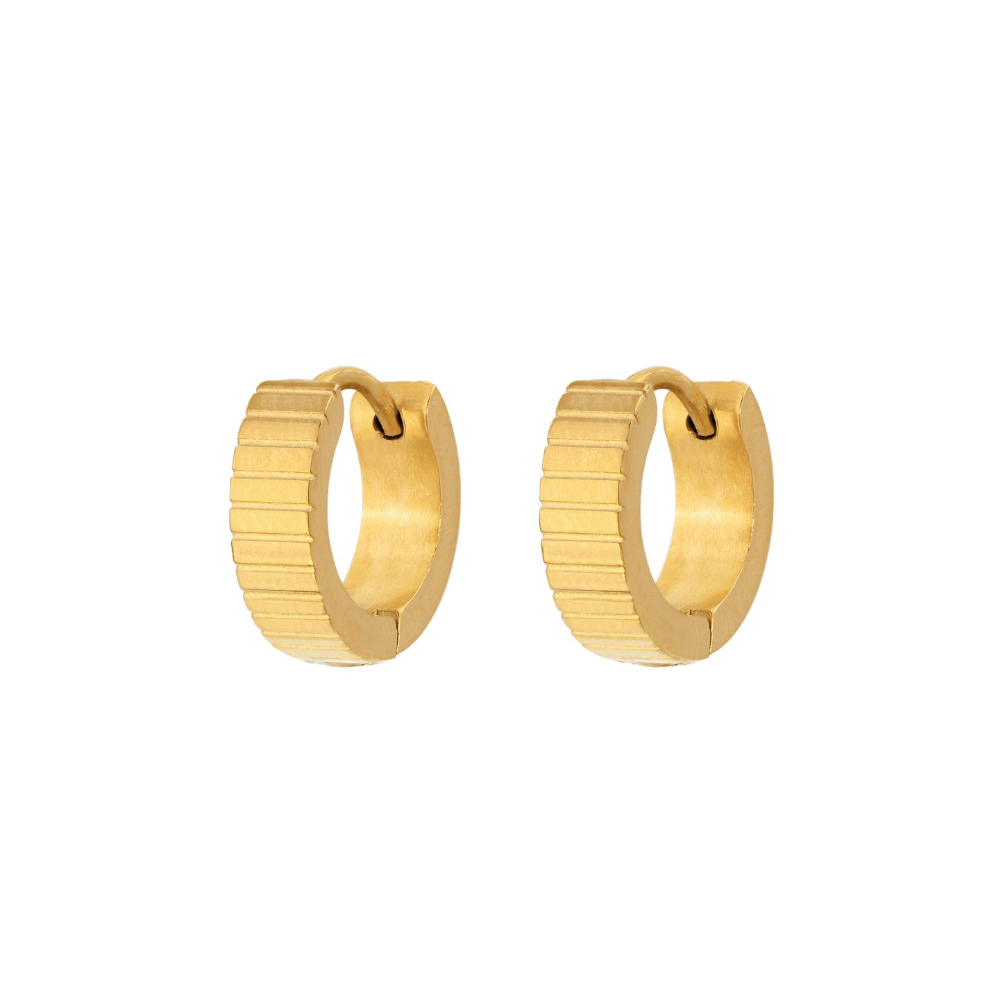 Striped Hoops Gold