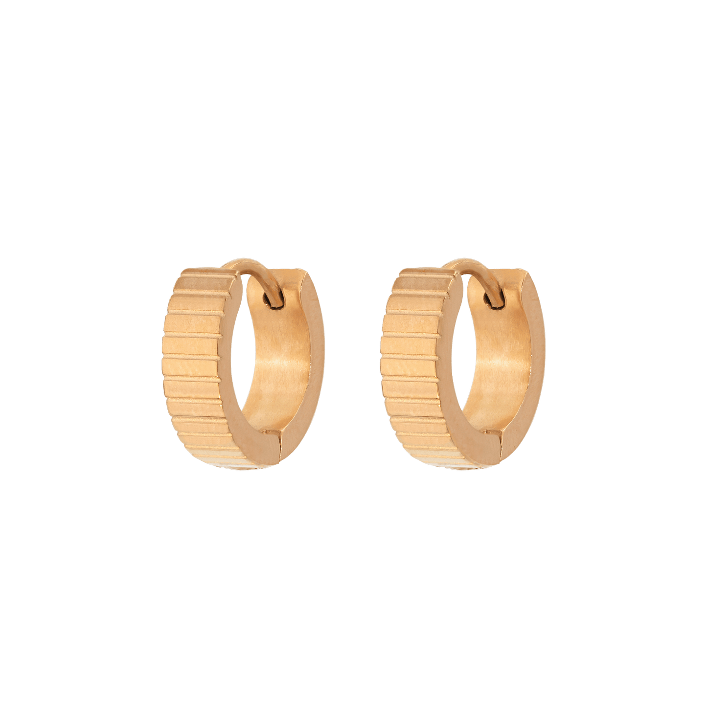 Striped Hoops Roségold