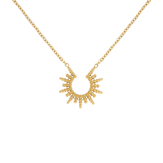 Sunshine Sister Necklace Gold