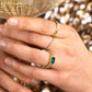 White Sparkle Ring Gold